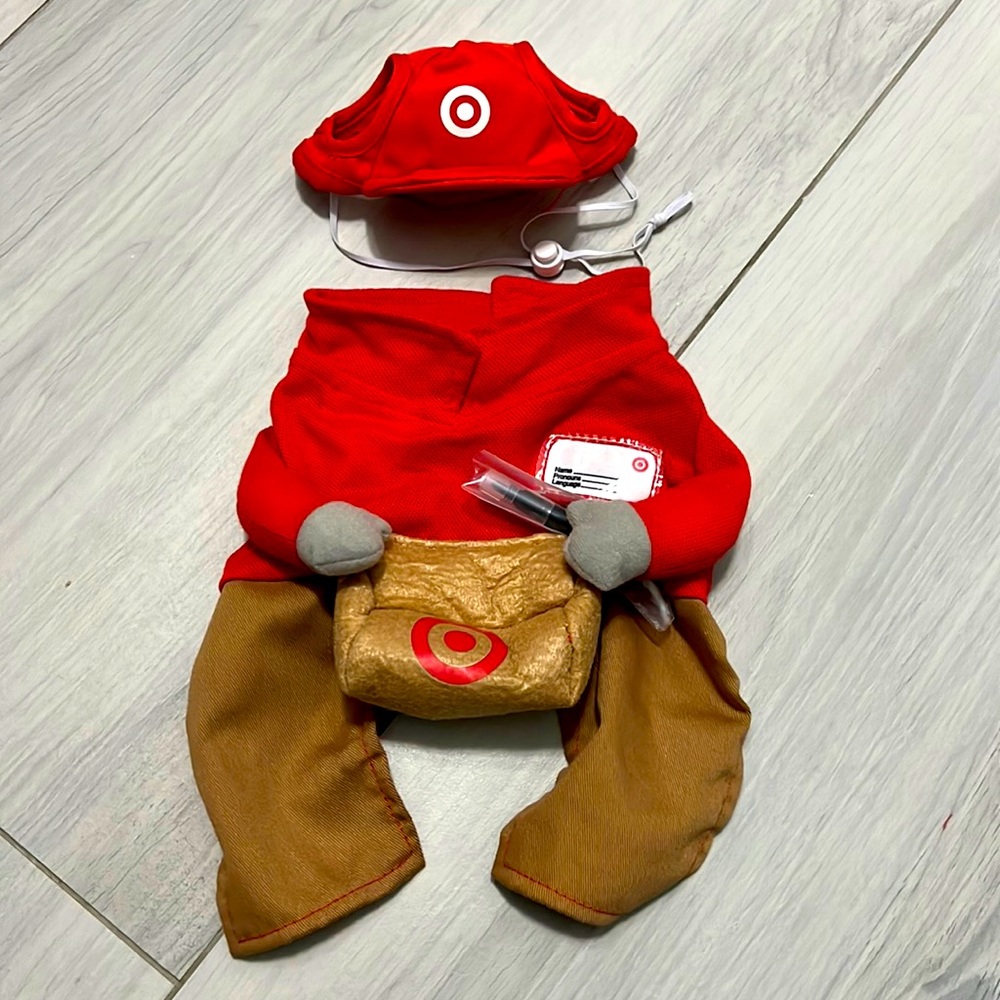 HIDE AND EEK! Target Team Member Dog Costume Outfit